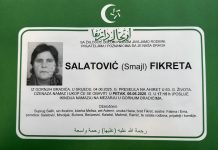 SALATOVIĆ (Smajl) FIKRETA